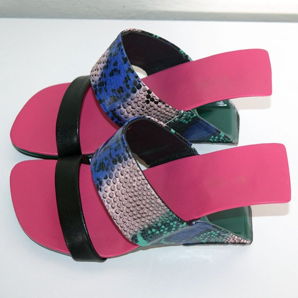 NEW High Heels Sandal Snake Print - Picture 9 of 11